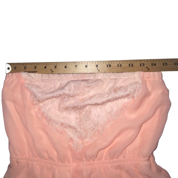 L8ter BOHO Lace Peach Maxi Dress - Women’s 4 - Picture 3 of 13